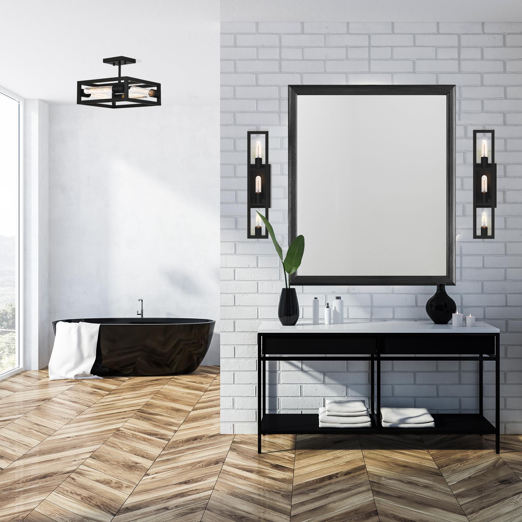 Urban Oasis 25 Inch 3 Light Bath Vanity Light by Designers Fountain