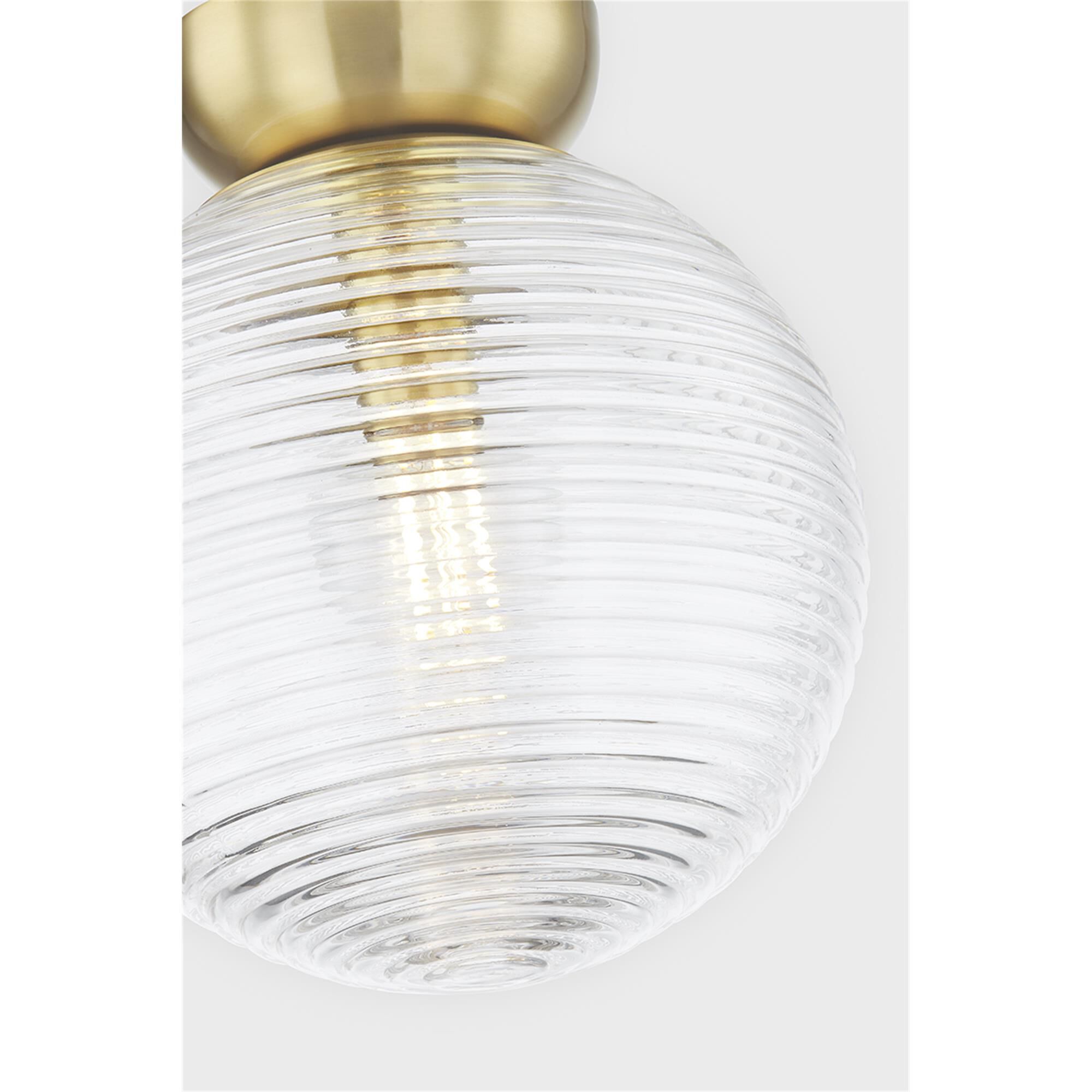 Home Ec. Sara 10 Inch Flush Mount,