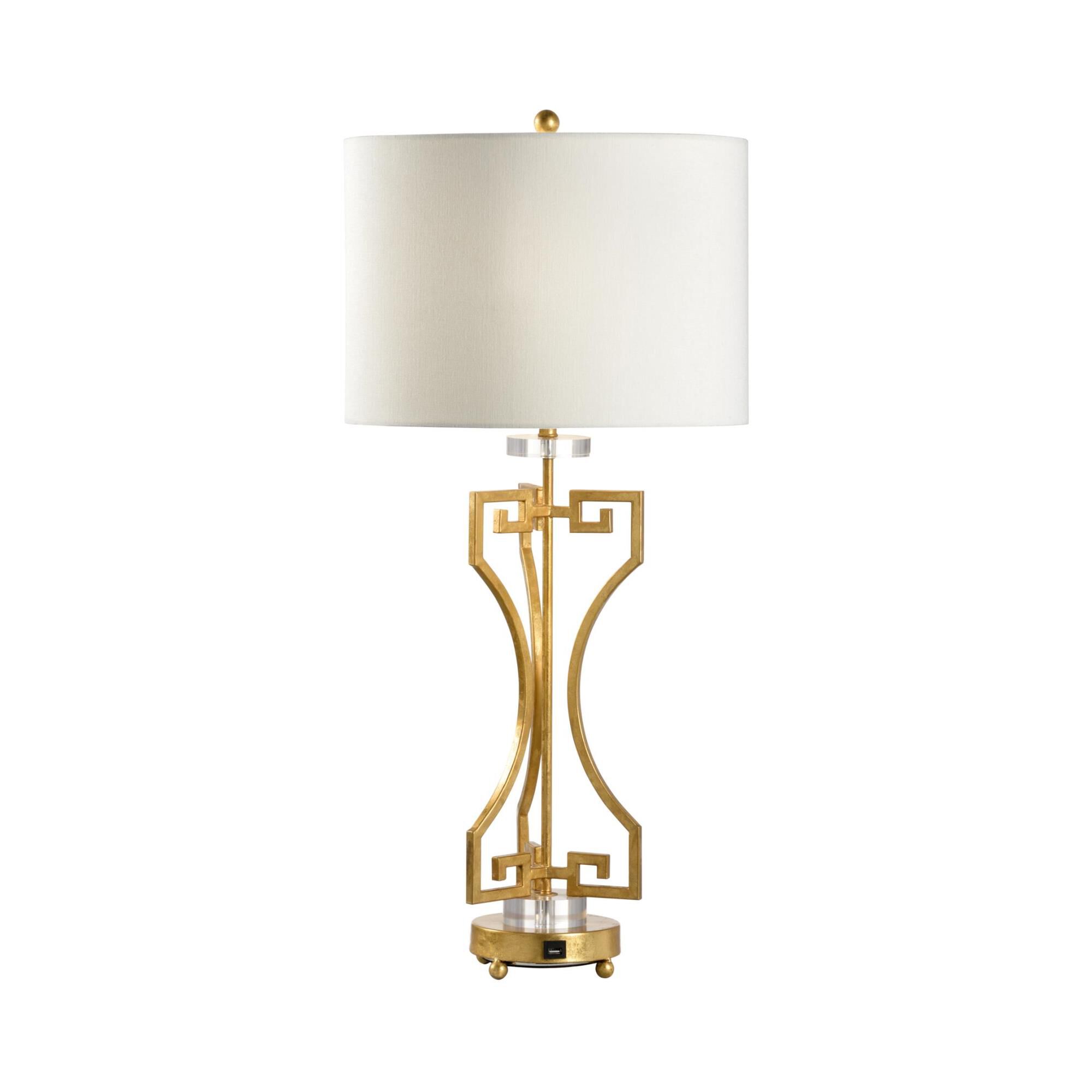 Greek Key Table Lamp by Chelsea House