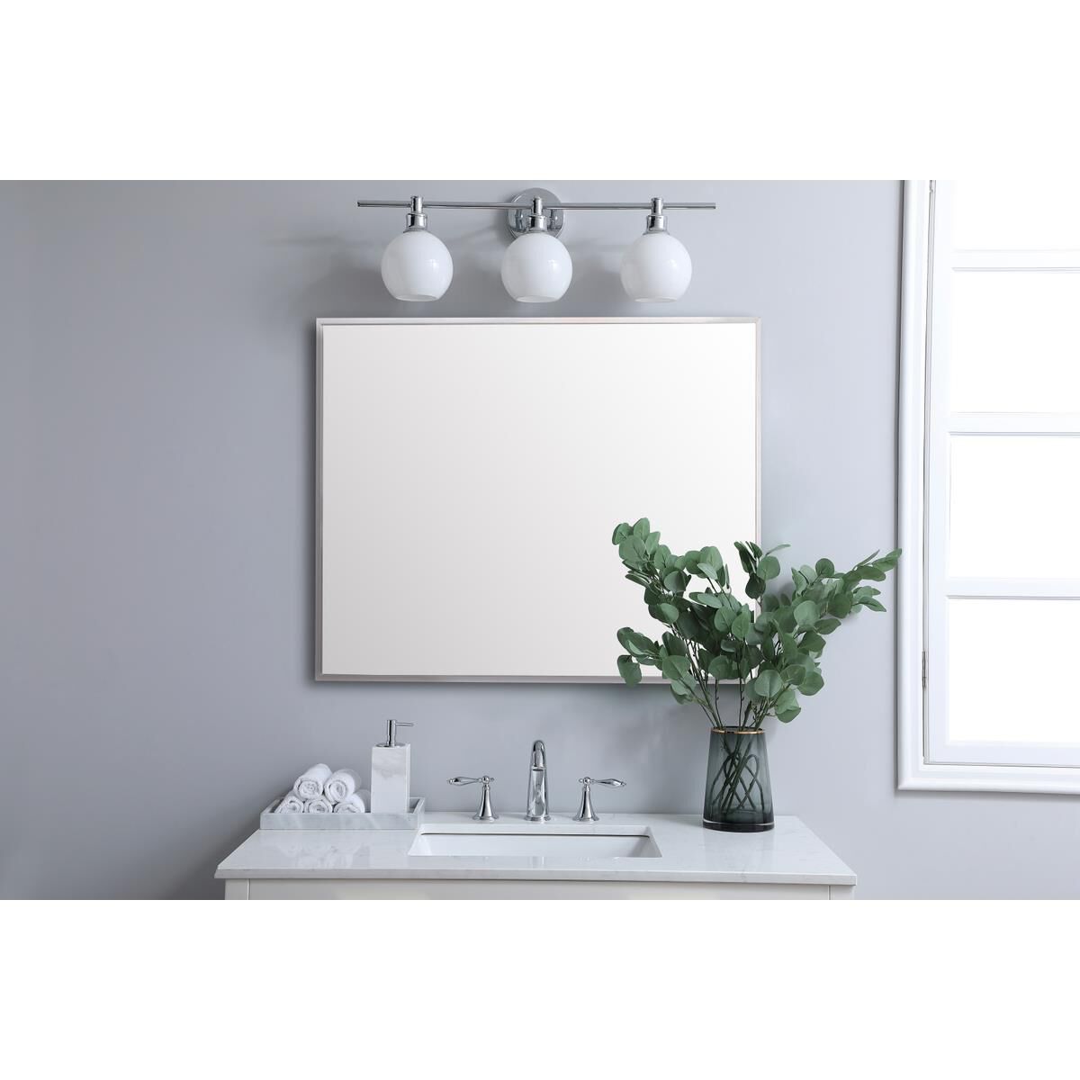 Shown in Silver finish