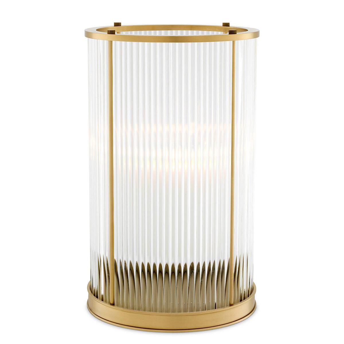 Shown in Antique Brass with Clear Glass finish