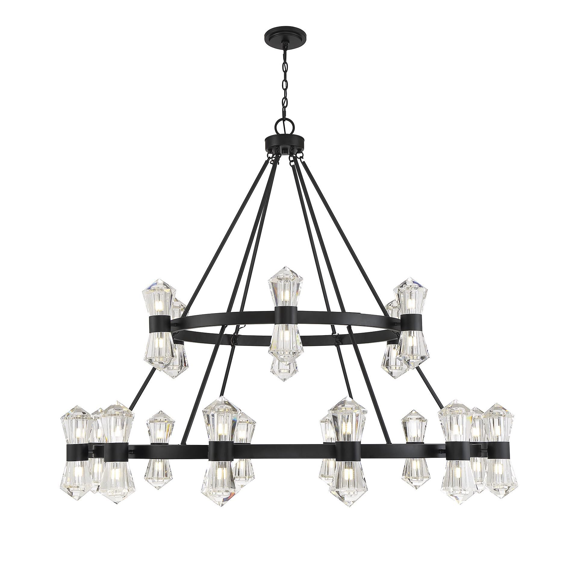Dryden 60 Inch 36 Light Chandelier by Savoy House