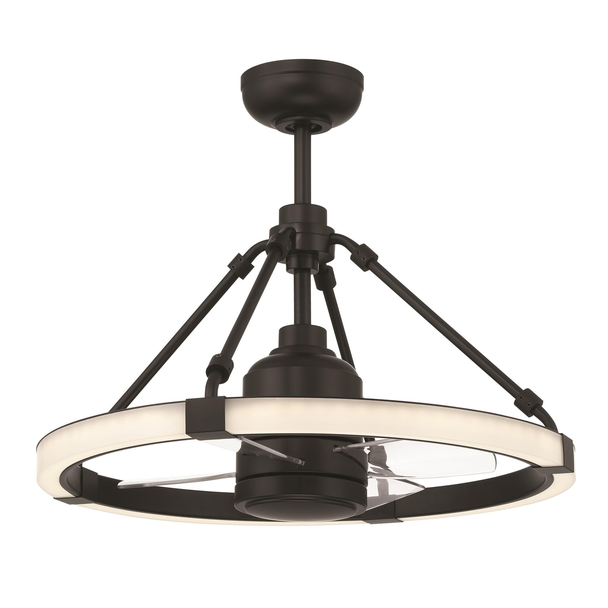 Levy 19 Inch Chandelier Ceiling Fan,