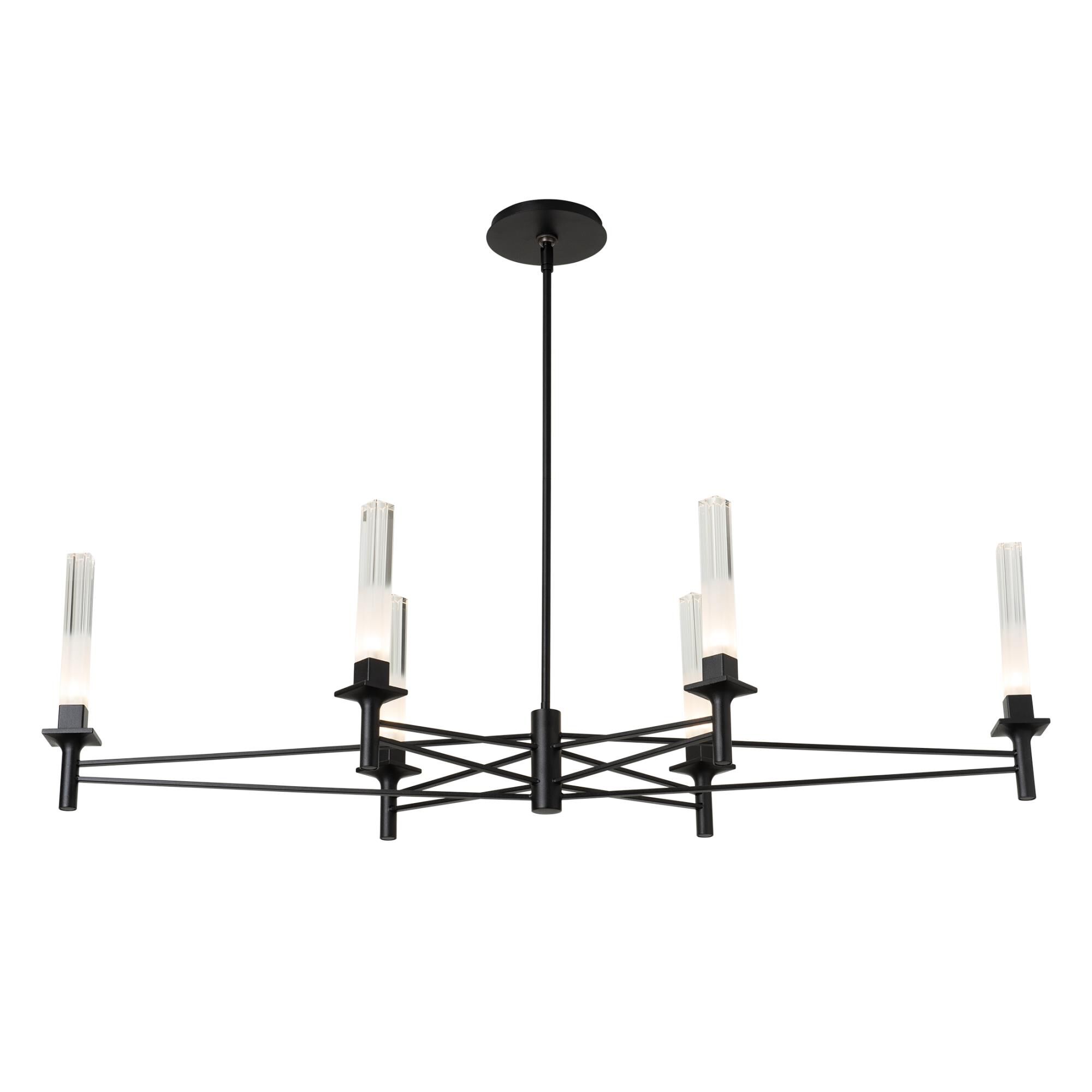 Shown in Black finish and Frosted glass