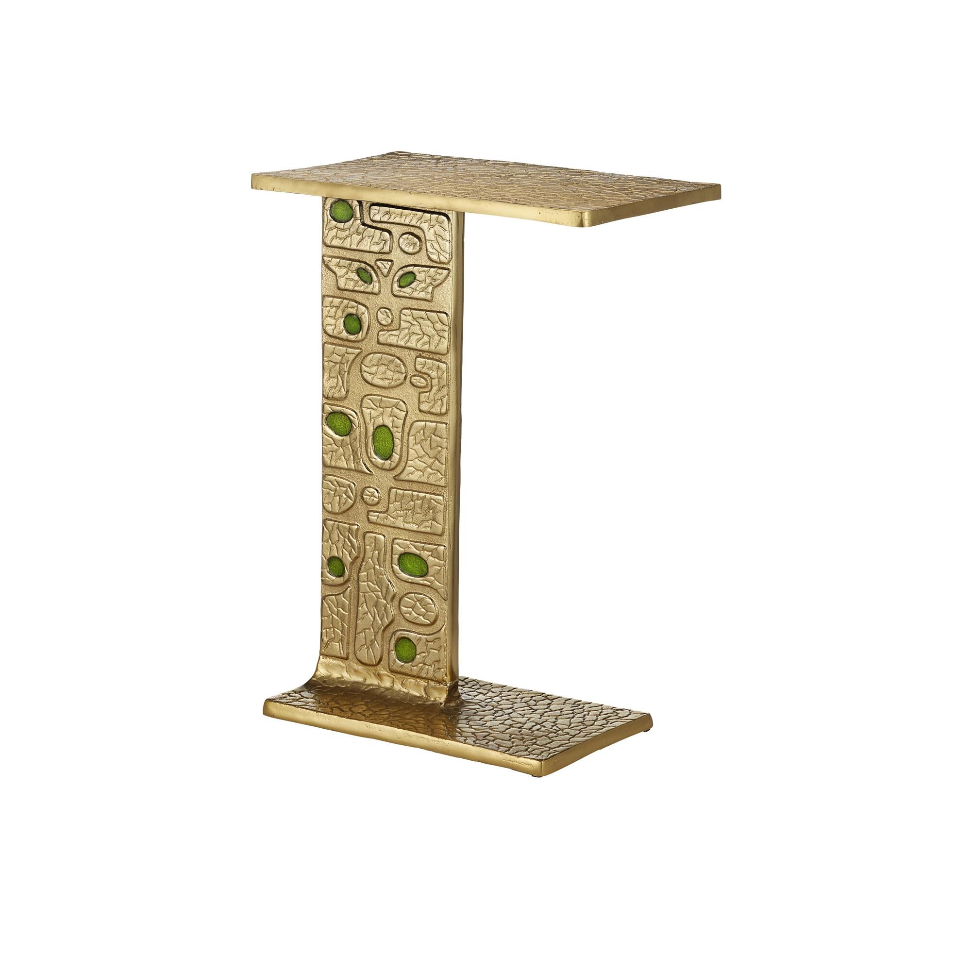Shown in Gold, Green finish