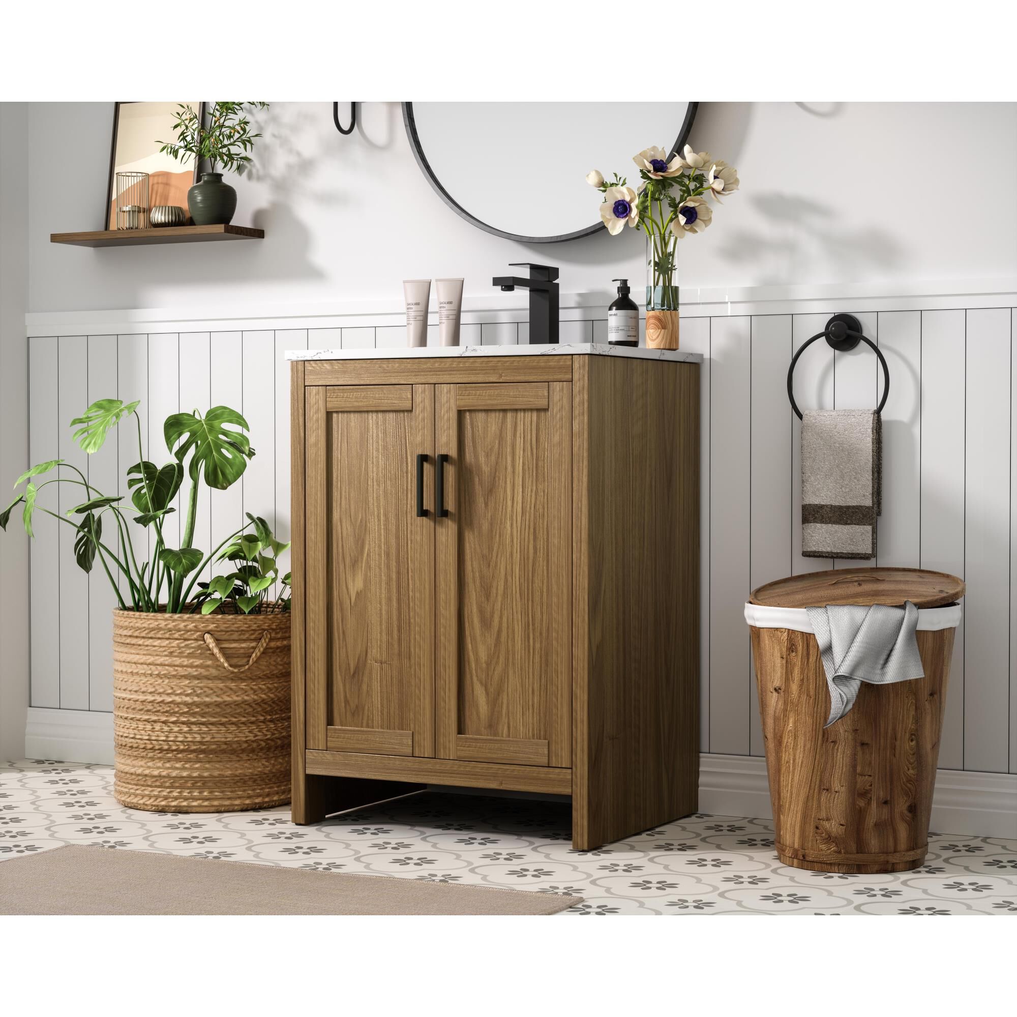 Shown in Walnut Brown finish