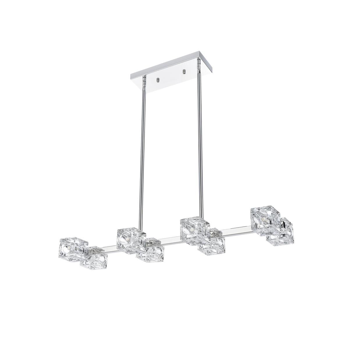 Lyra 30 Inch Linear Suspension Light by Elegant Lighting