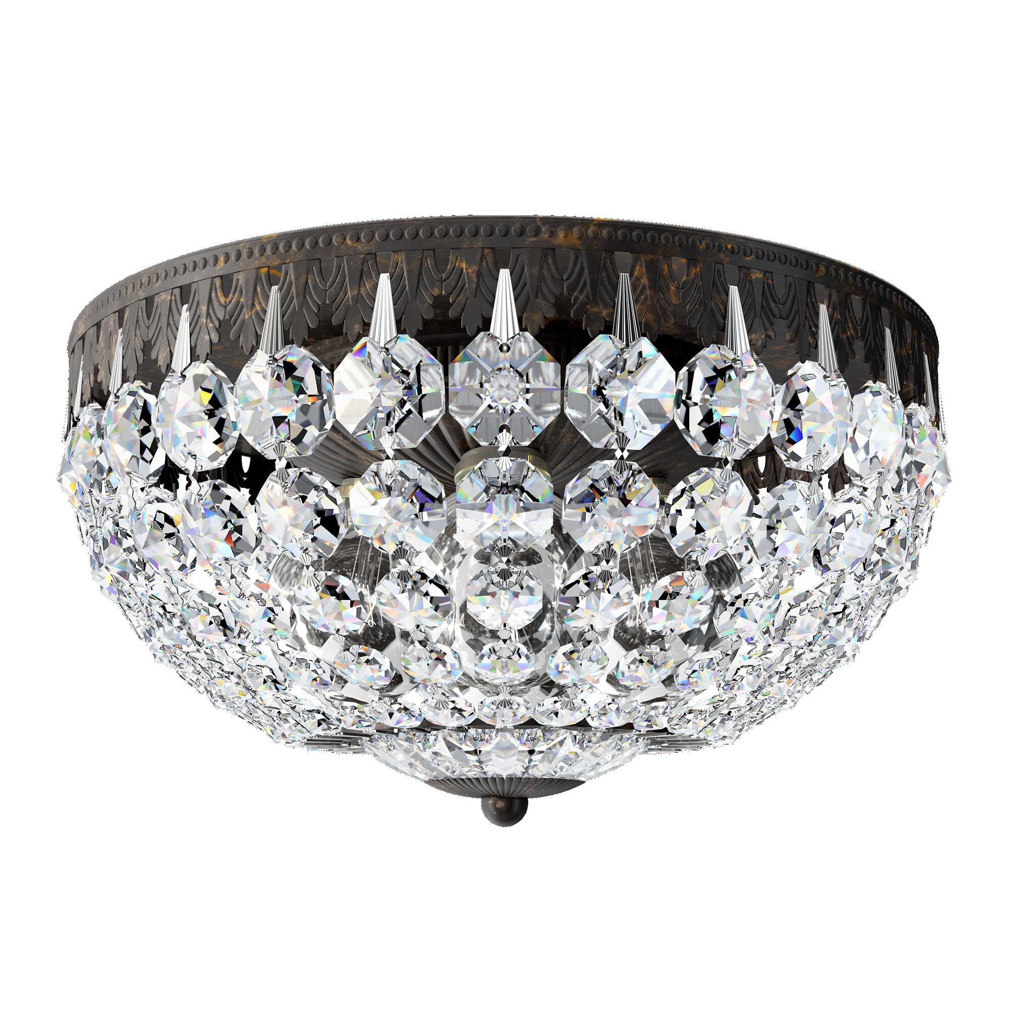 Petit Crystal 10 Inch Flush Mount by Schonbek