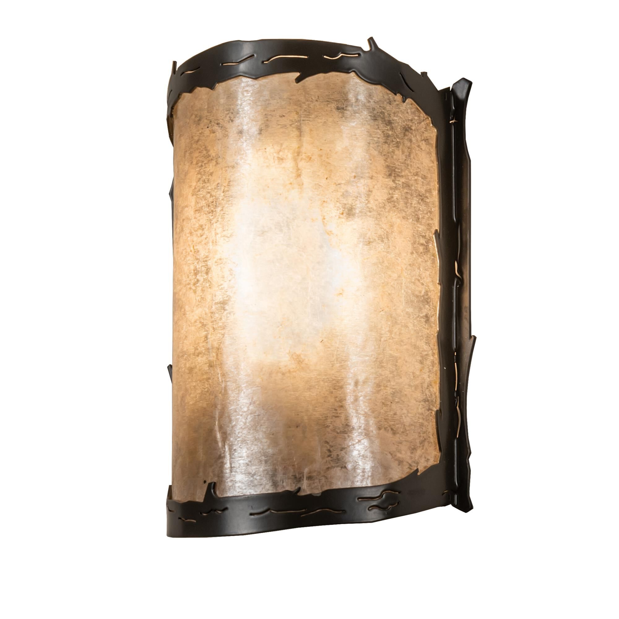 Meyda Lighting Leaf's Edge 8 Inch Wall Sconce