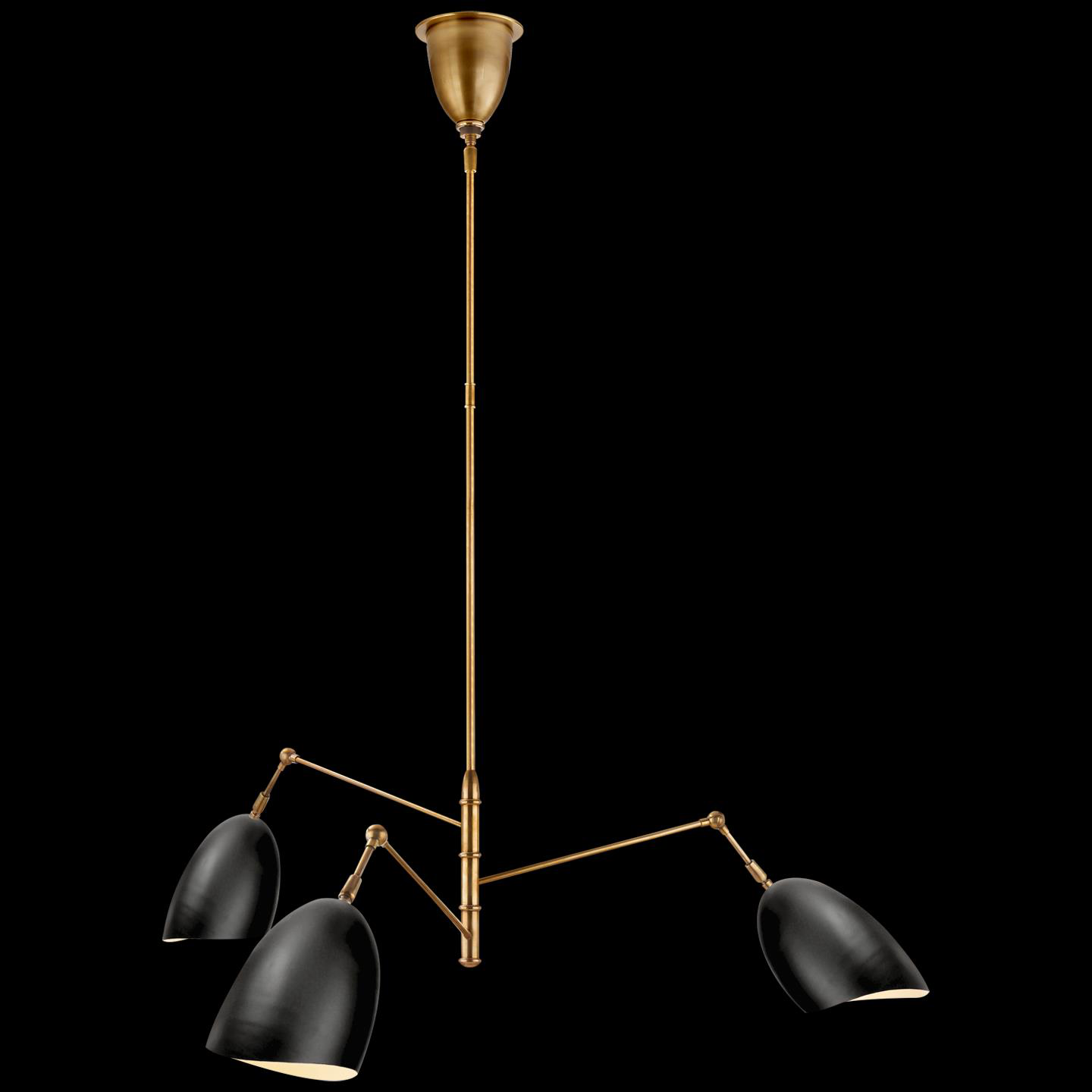 AERIN Sommerard 50 Inch 3 Light Chandelier by Visual Comfort Signature Collection