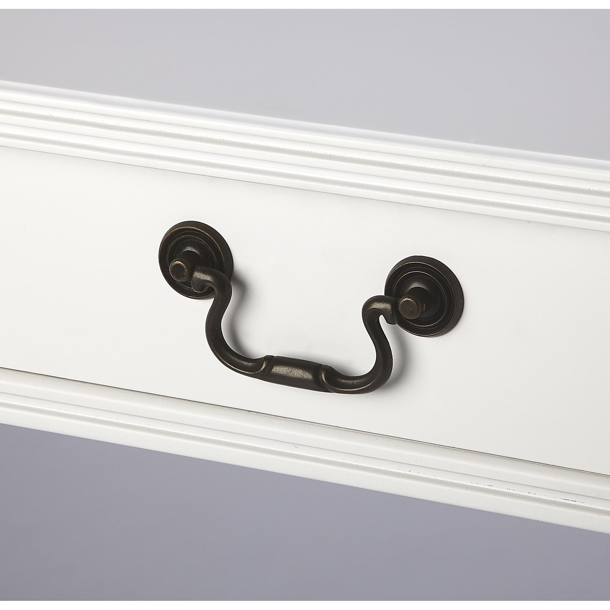 Shown in White finish