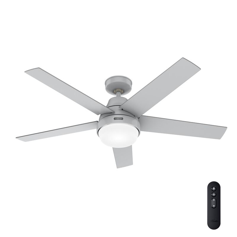 Aerodyne 52 Inch Ceiling Fan with Light Kit by Hunter Fan