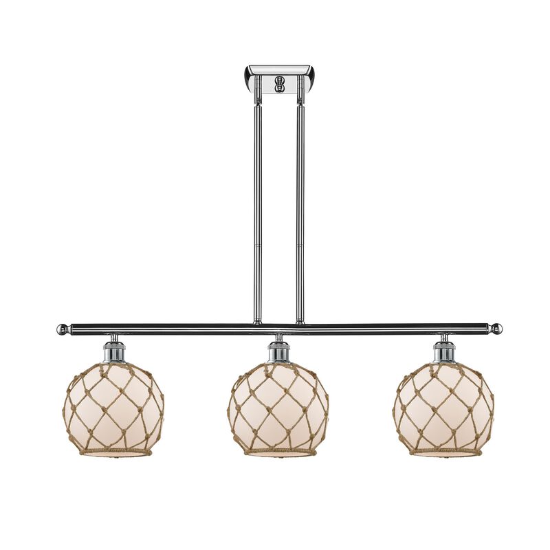 Bruno Marashlian Farmhouse Rope 36 Inch Linear Suspension Light by Innovations Lighting