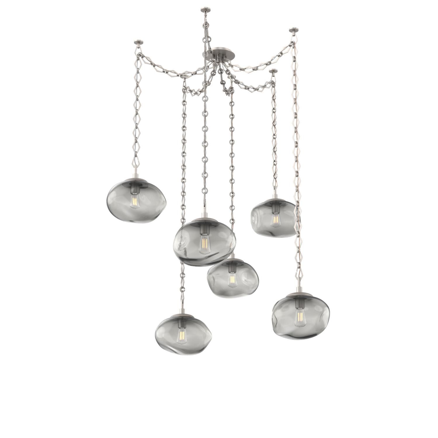Levi Wilson Nova 19 Inch Multi Pendant Light by Hammerton Studio