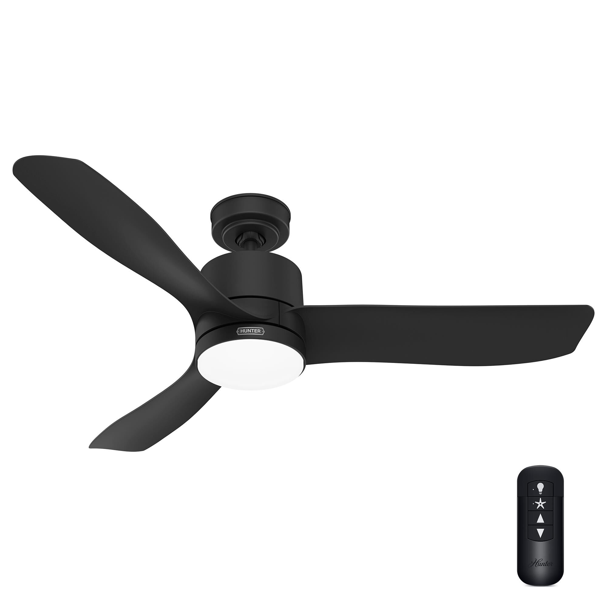 Shown in Matte Black finish and Painted Cased White glass