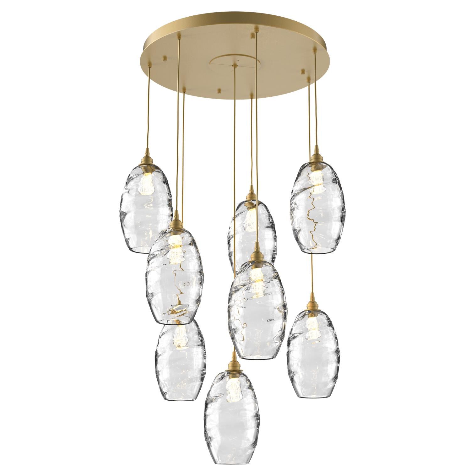 Ellisse Multi Light Pendant by Hammerton Studio