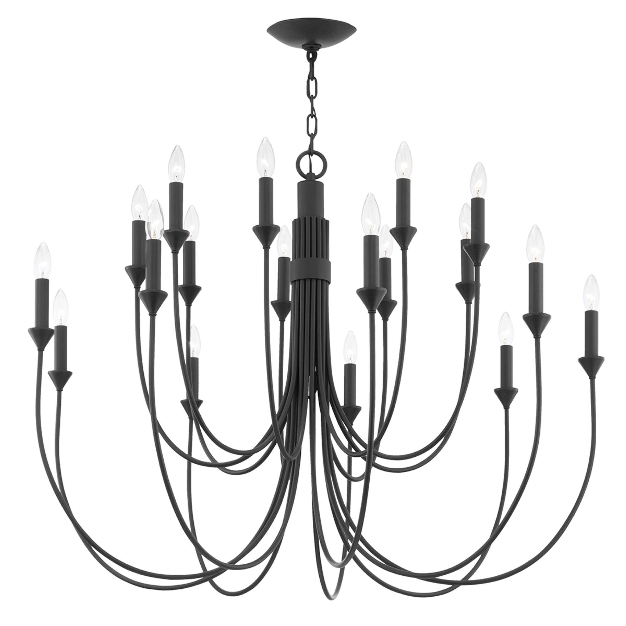 Cate 42 Inch 18 Light Chandelier,