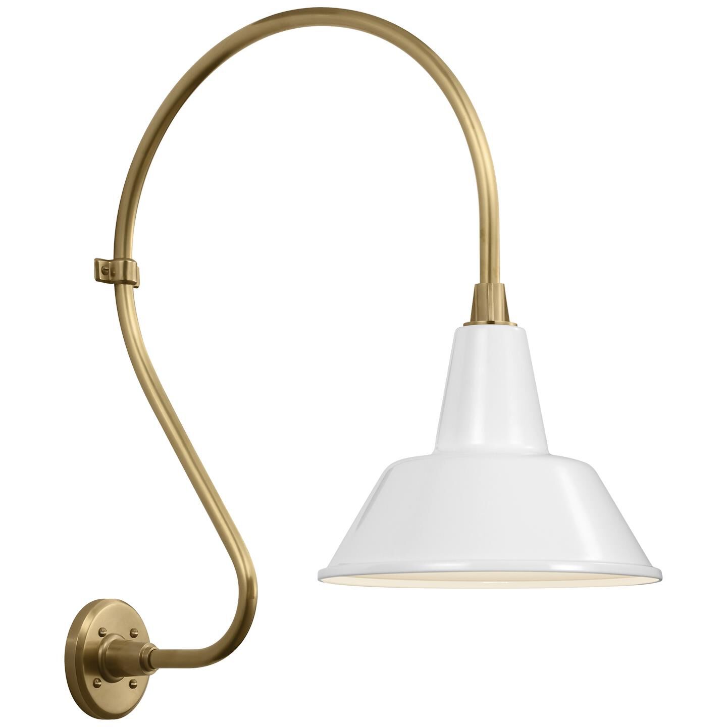 Thomas O'Brien Academy Barn Light 27 Inch Outdoor Wall Light by Visual Comfort Signature Collection