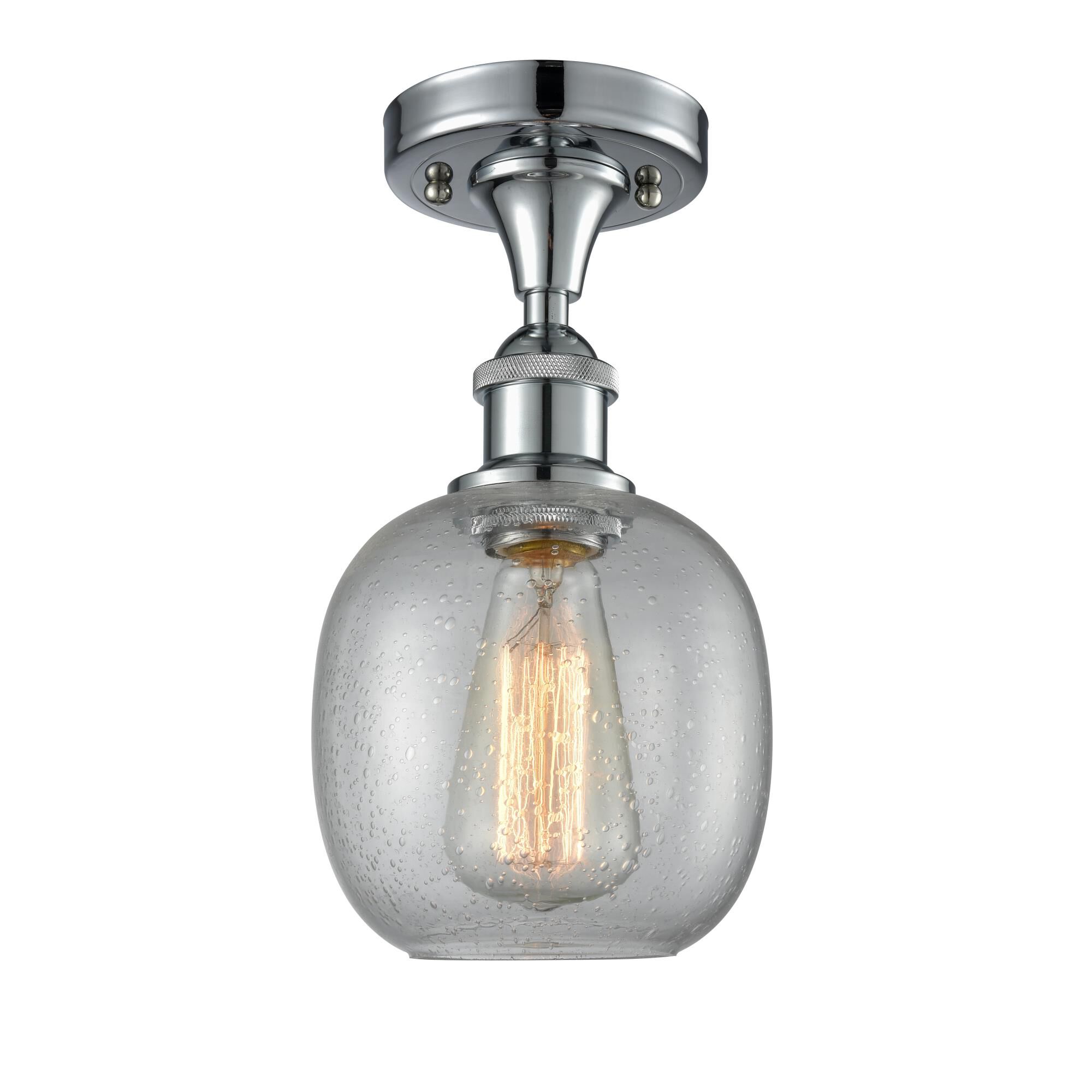 Bruno Marashlian Belfast 6 Inch 1 Light Semi Flush Mount by Innovations Lighting