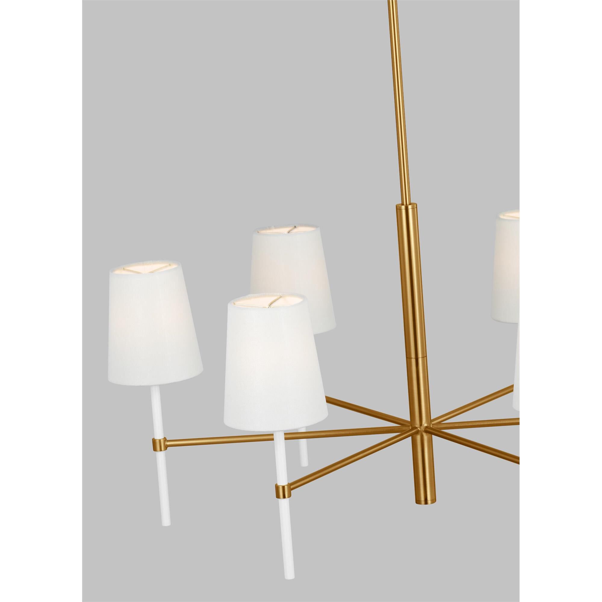 kate spade new york Monroe 32 Inch 6 Light Chandelier by Visual Comfort Studio Collection