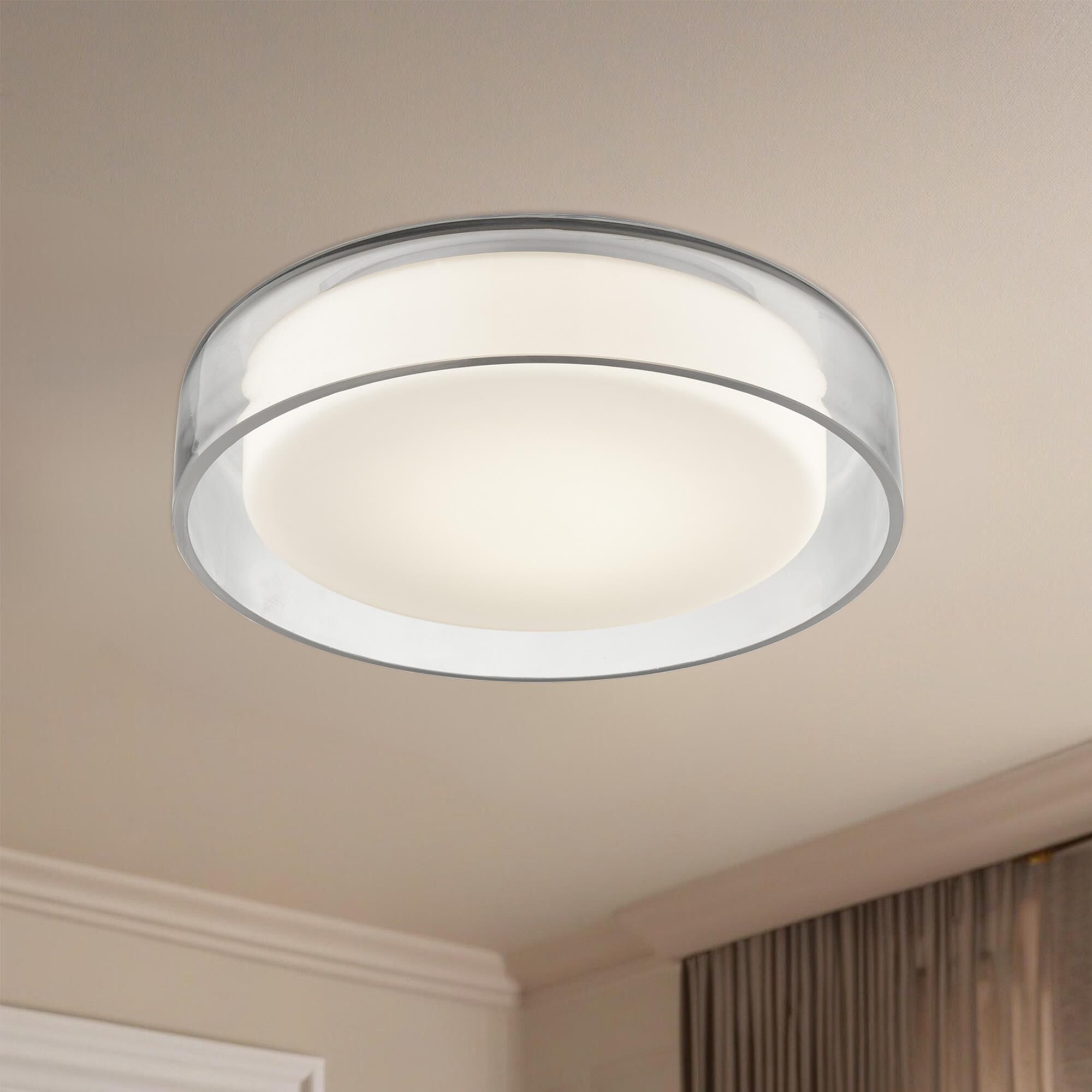 Shown in Clear finish and Clear glass