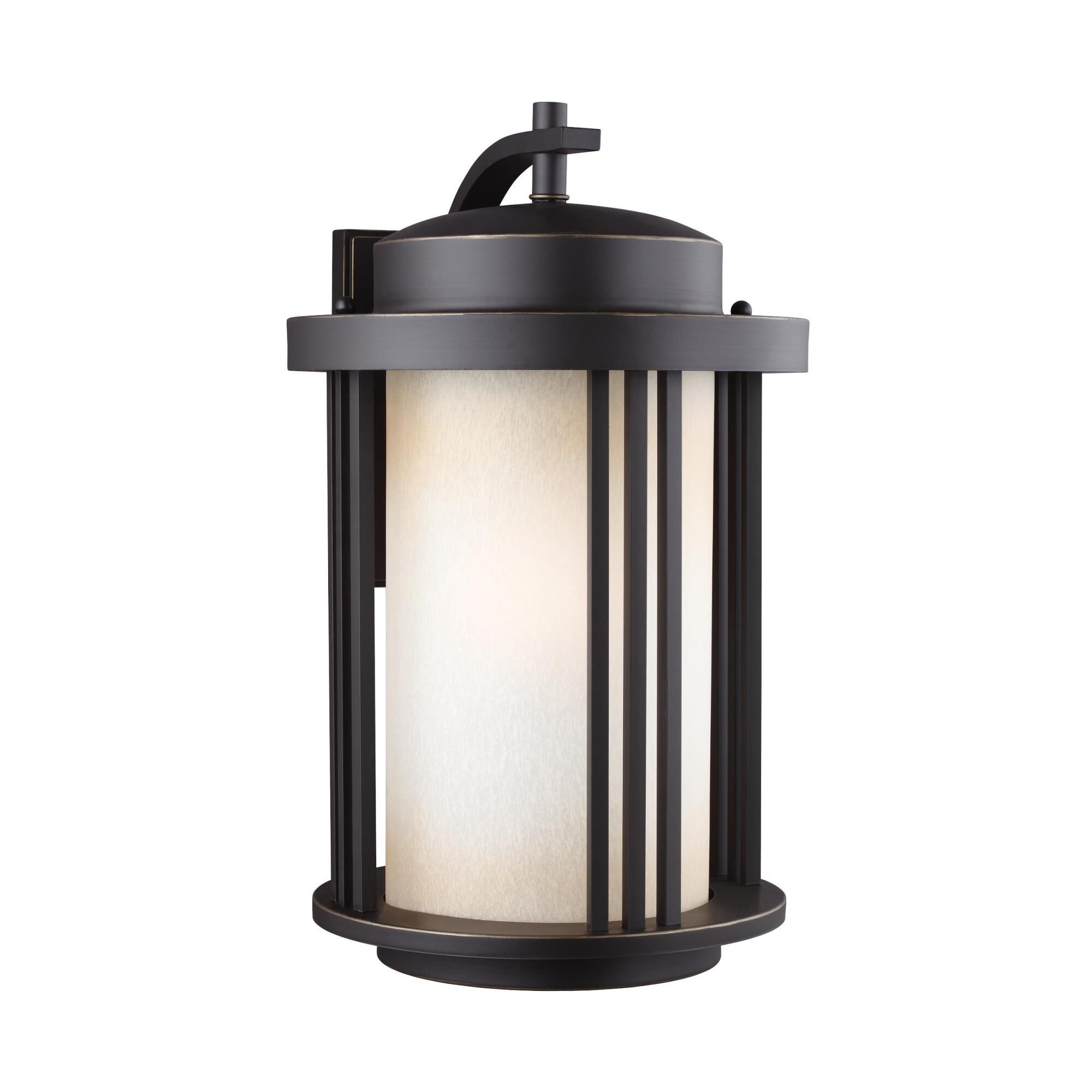 Shown in Antique Bronze finish and Creme Parchment  Shade glass and Creme Parchment Glass shade