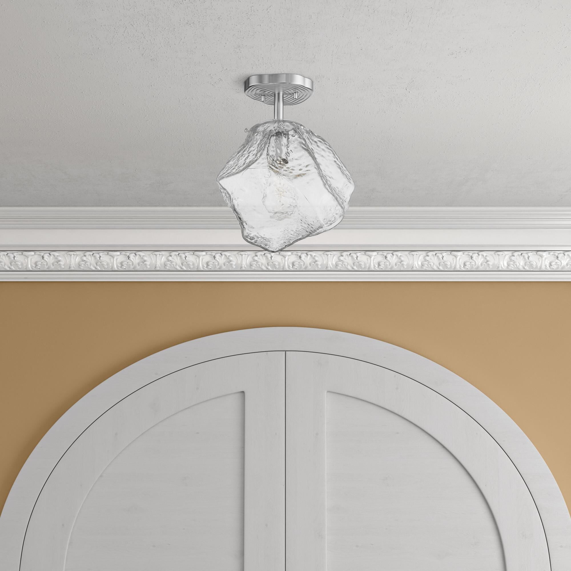 Boulder 10 Inch 1 Light LED Semi Flush Mount by Access Lighting