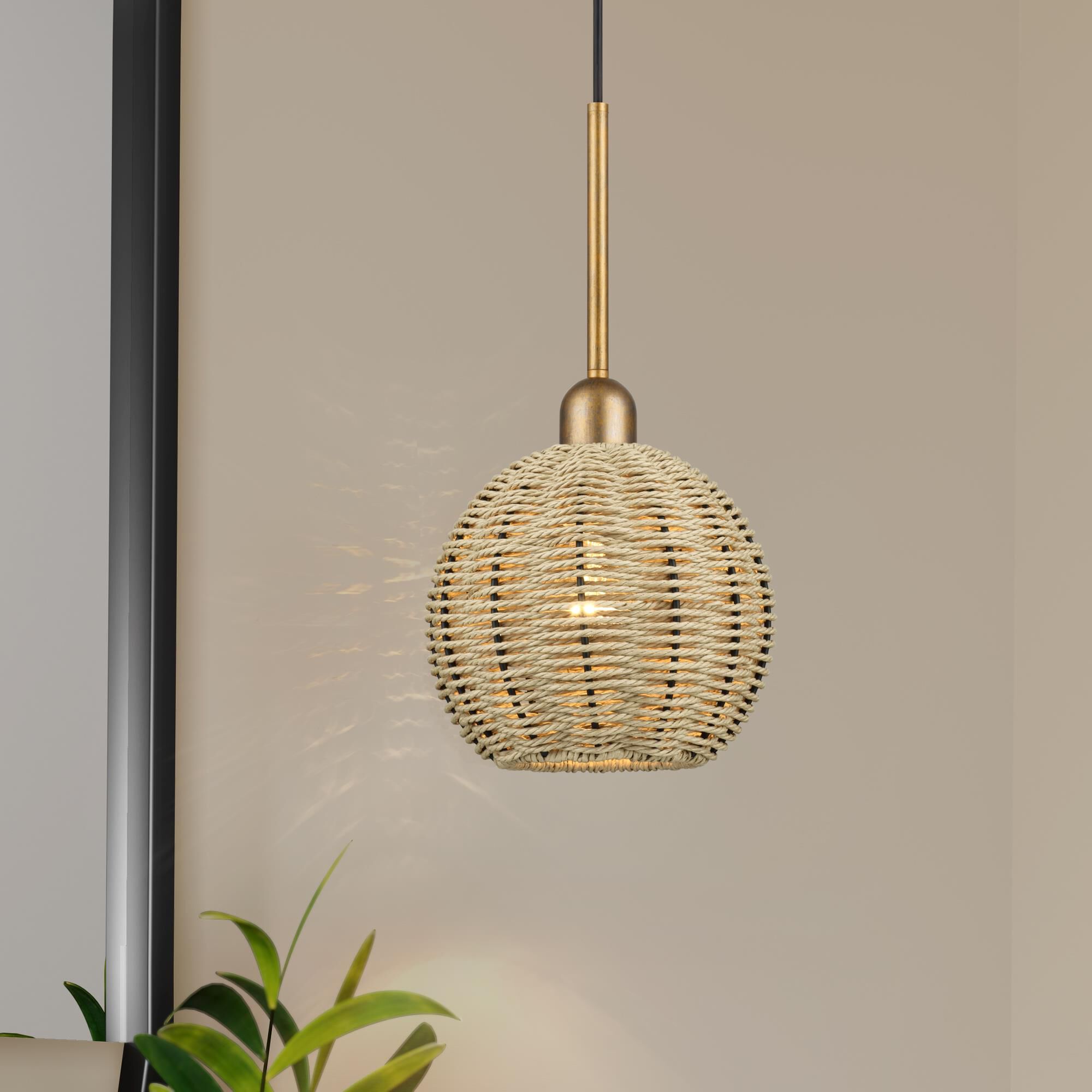 Summervine 8 Inch Mini Pendant by Livex Lighting