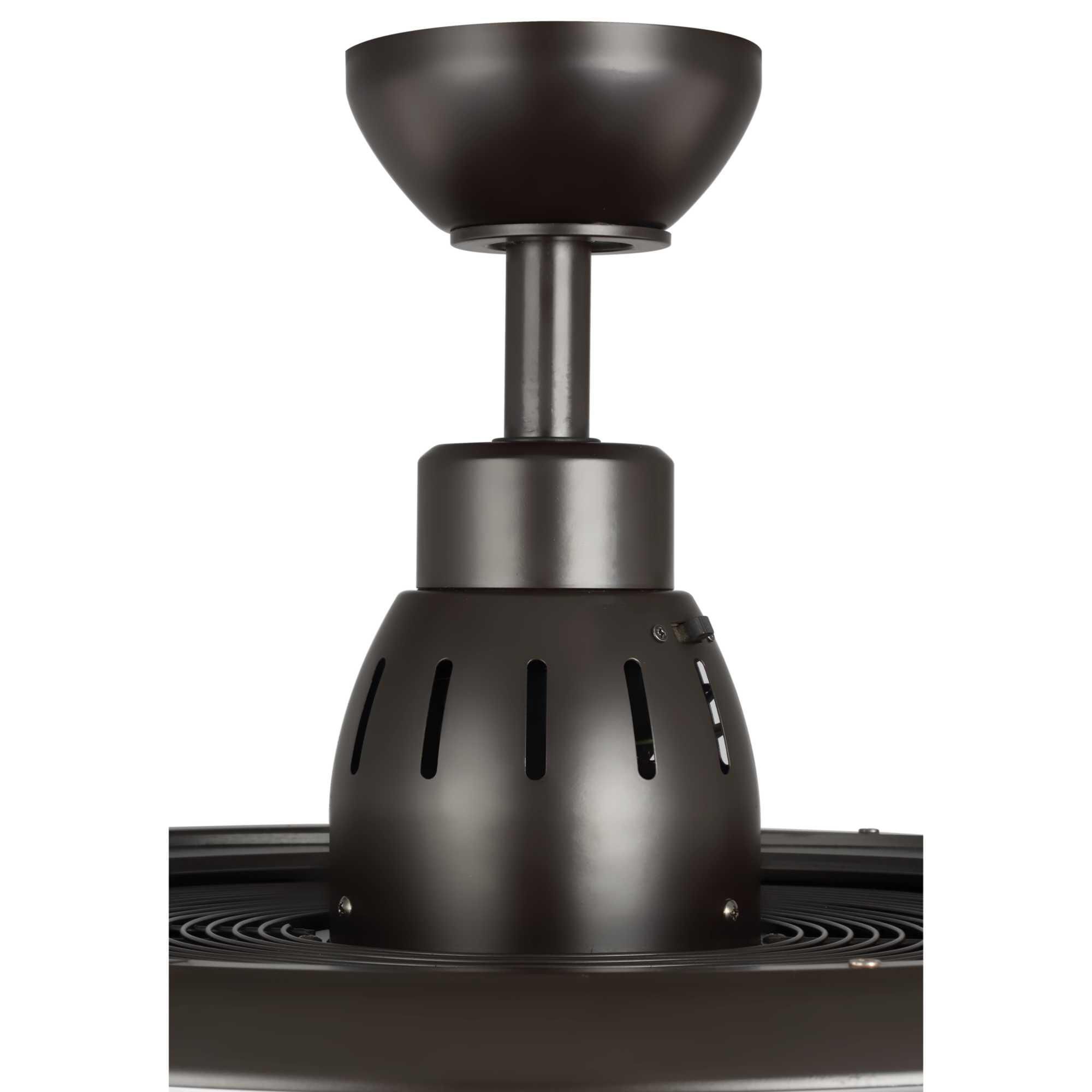 Shown in Architectural Bronze finish and White Shatterproof glass and Plastic shade