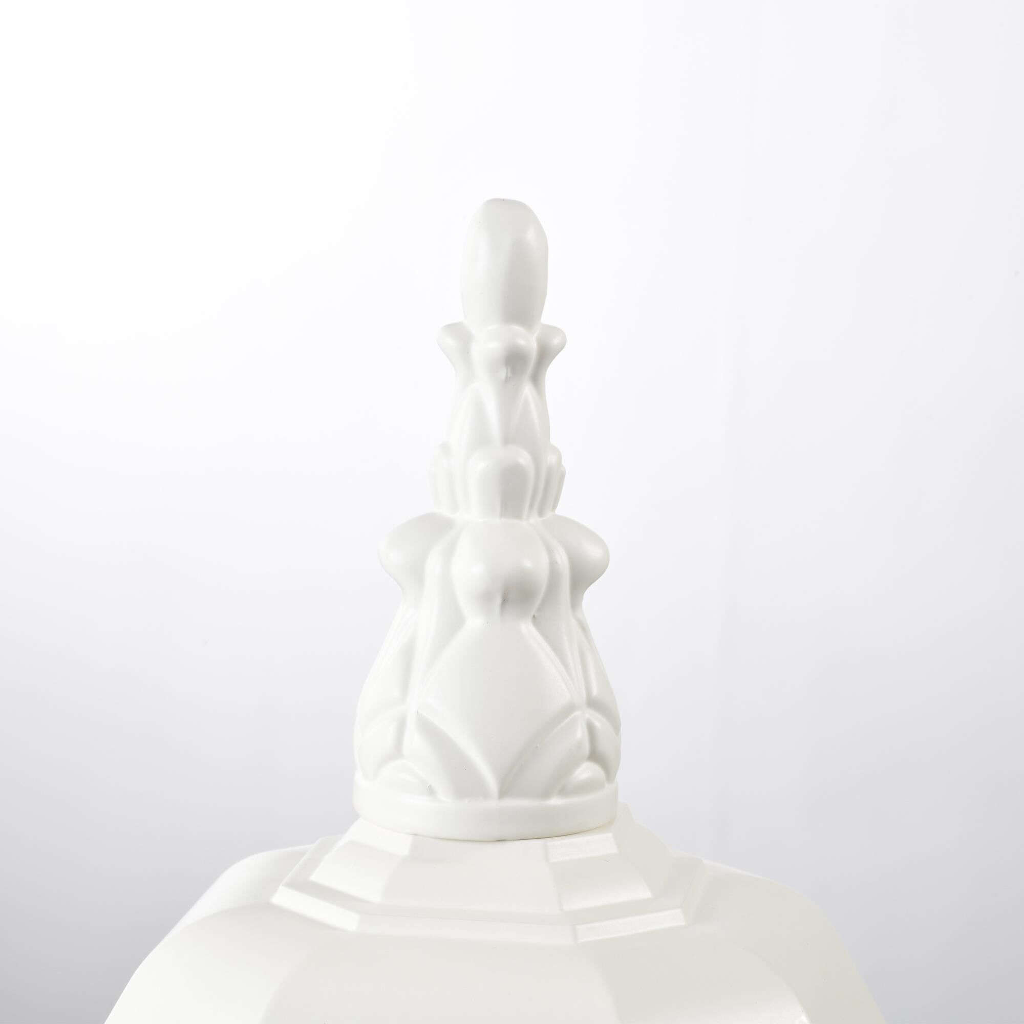 Shown in White finish and Clear Beveled Panels glass