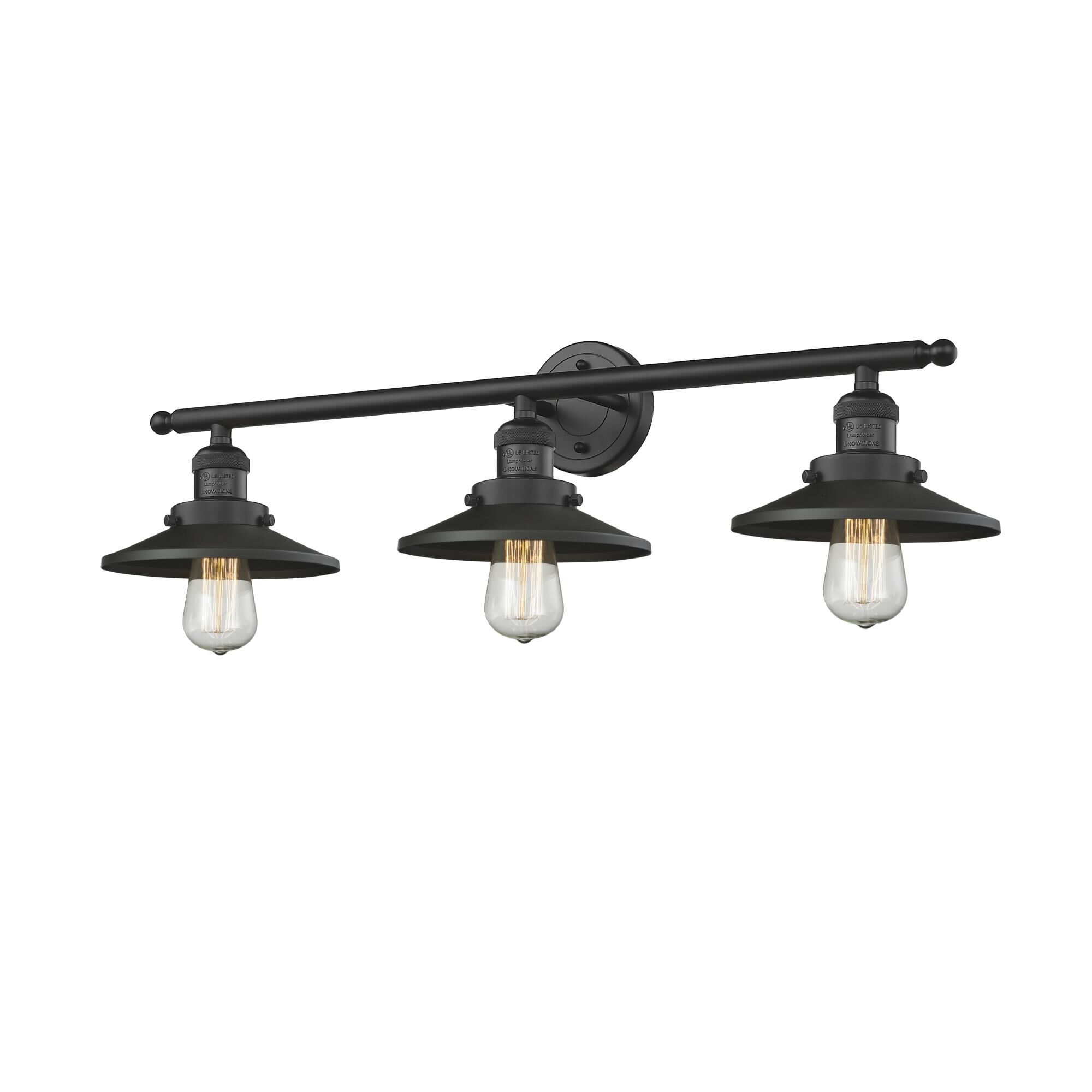 Bruno Marashlian Railroad 32 Inch 3 Light Bath Vanity Light by Innovations Lighting