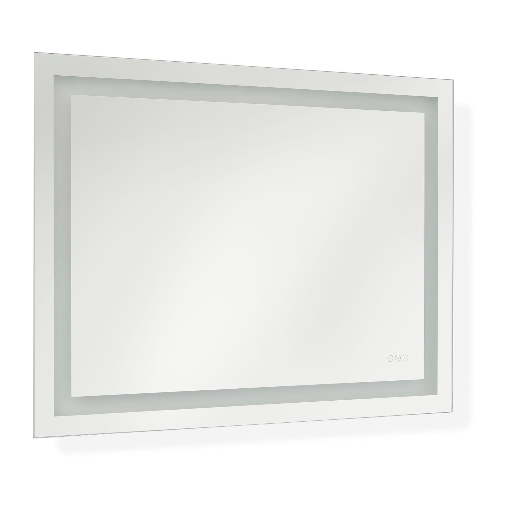 Shown in Might Bright White finish and Mirror Glass shade