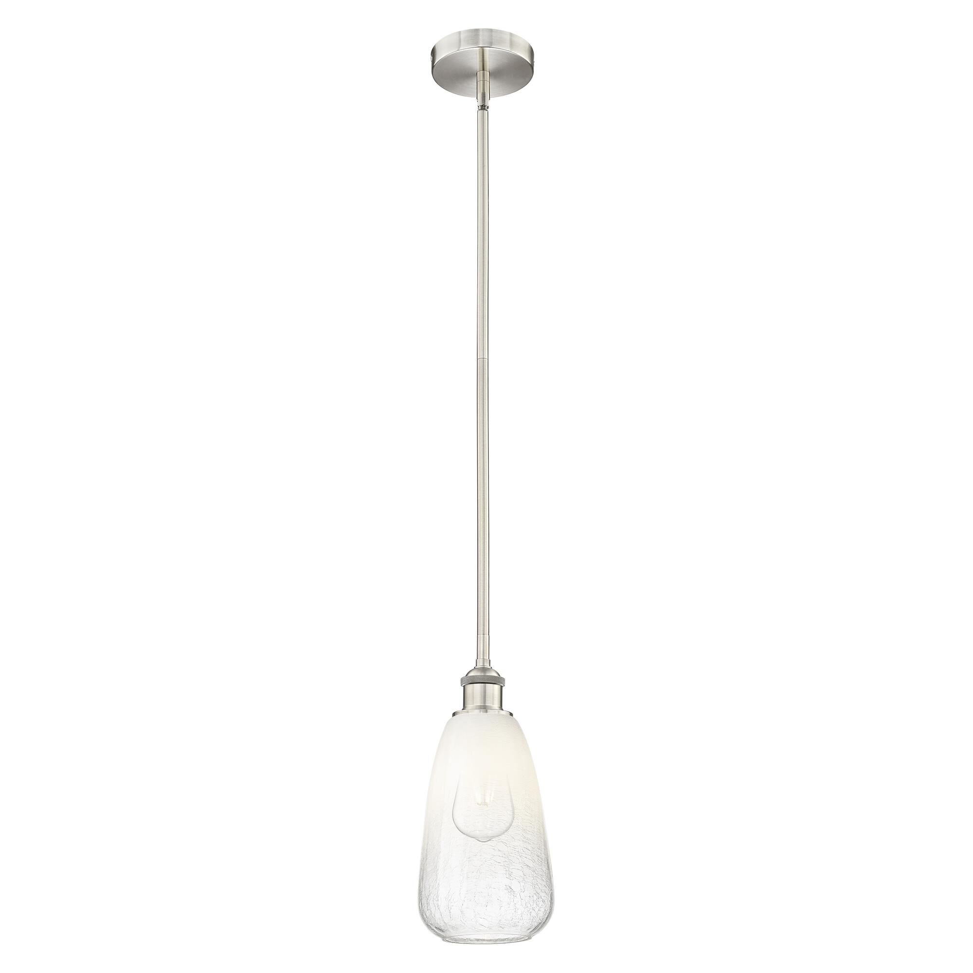 Shown in Brushed Satin Nickel finish and Opal glass