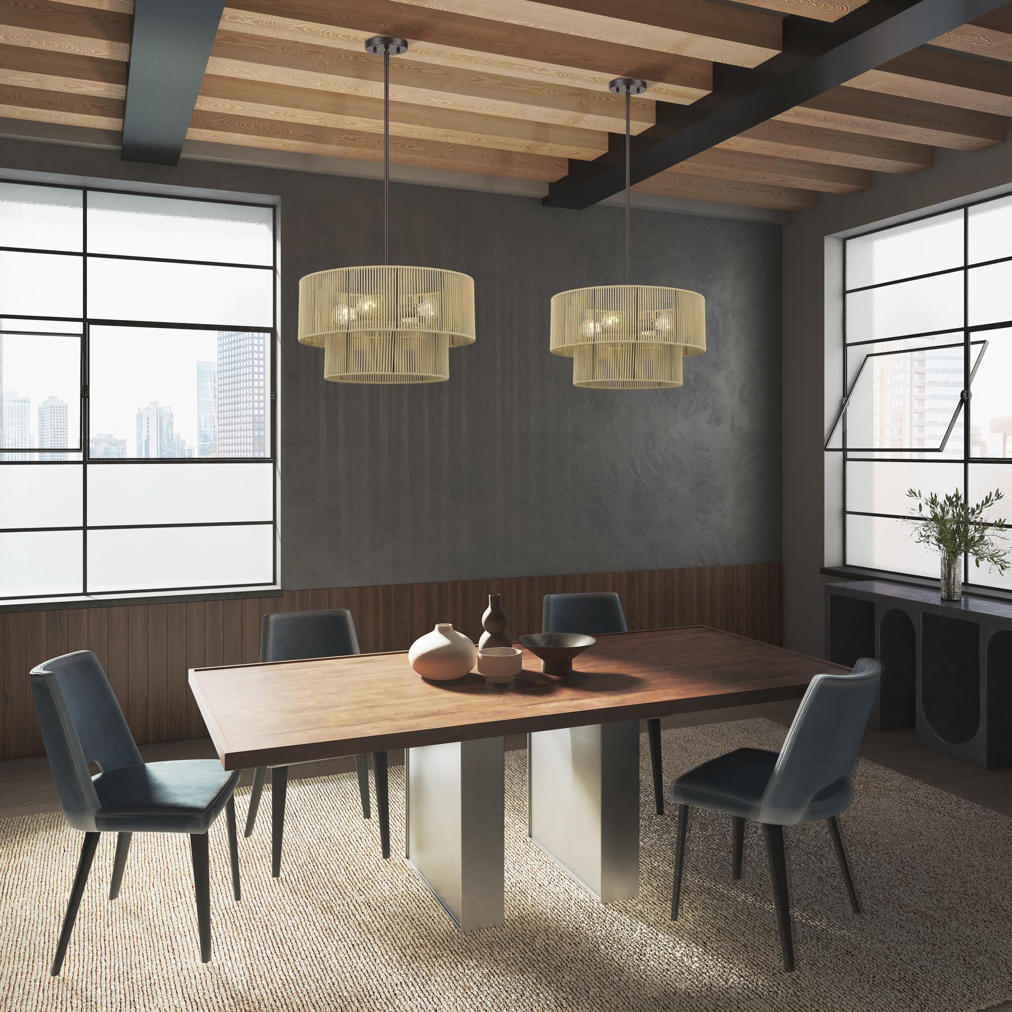 Acordia 20 Inch Large Pendant by Livex Lighting