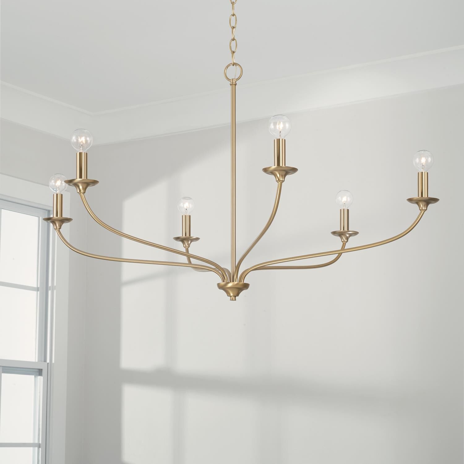 Dolan 39 Inch 6 Light Chandelier by Capital Lighting Fixture Company