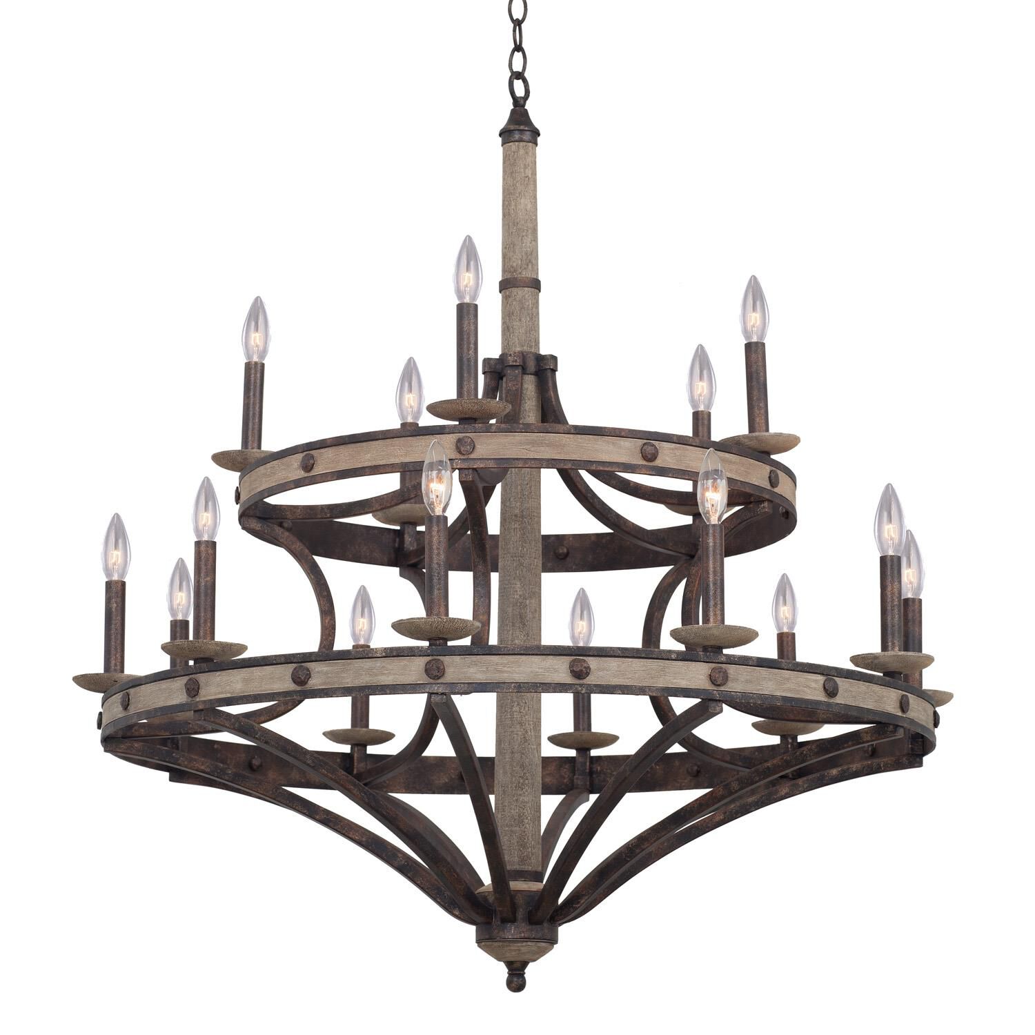 Coronado 15 Light Chandelier by Kalco Lighting