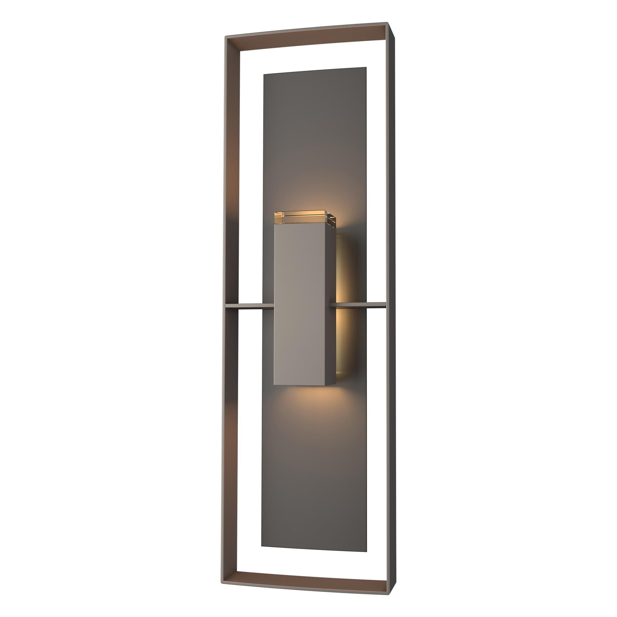 Shown in Coastal Dark Smoke finish and Clear glass and Coastal Oil Rubbed Bronze (14) accent