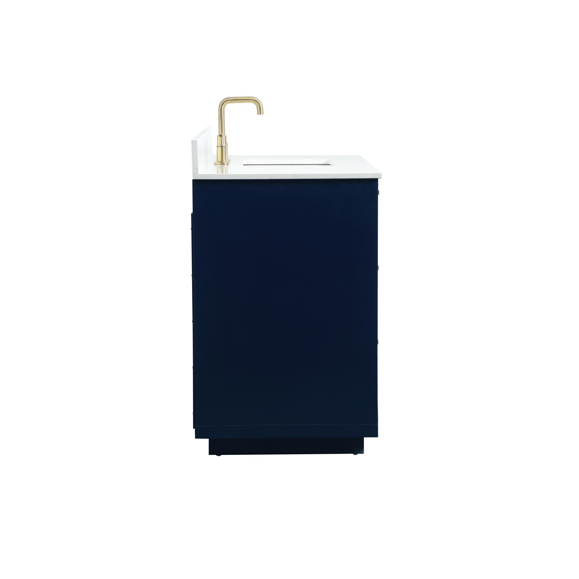 Shown in Blue finish