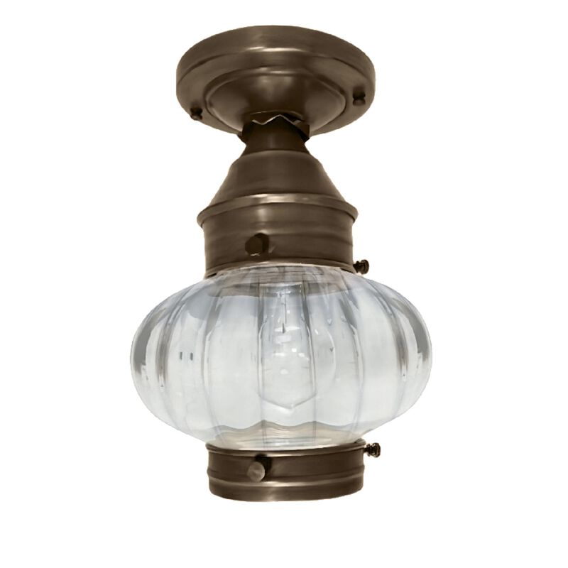 Onion 7 Inch Outdoor Flush Mount by Northeast Lantern