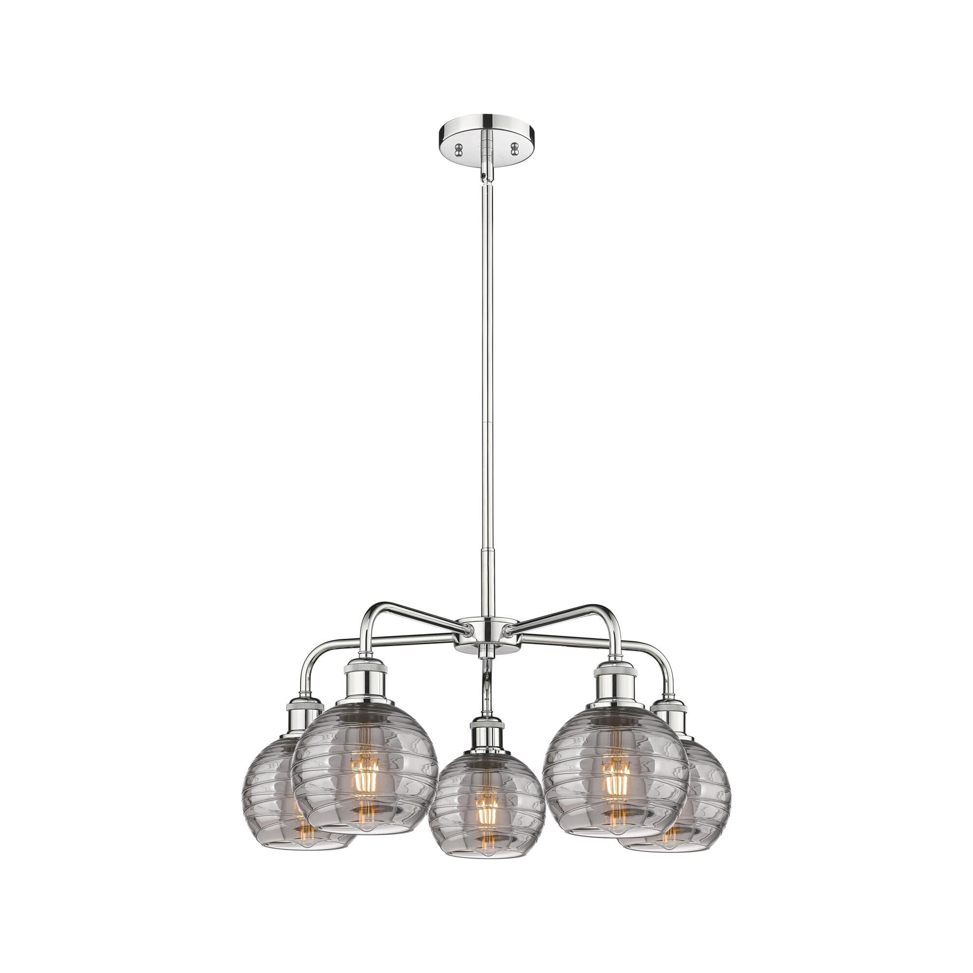 Bruno Marashlian Athens Deco Swirl 24 Inch Chandelier by Innovations Lighting