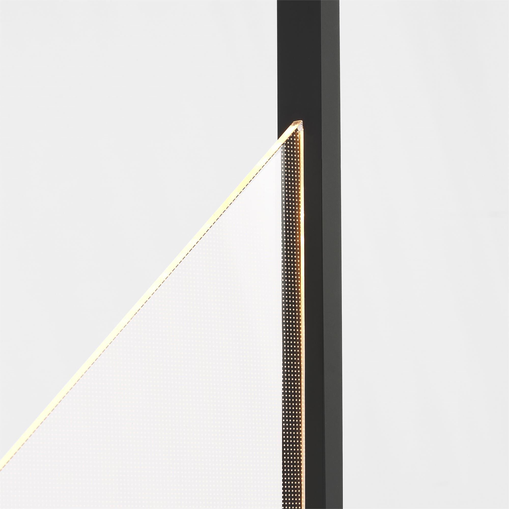 Shown in Nightshade Black finish and Light Guide shade