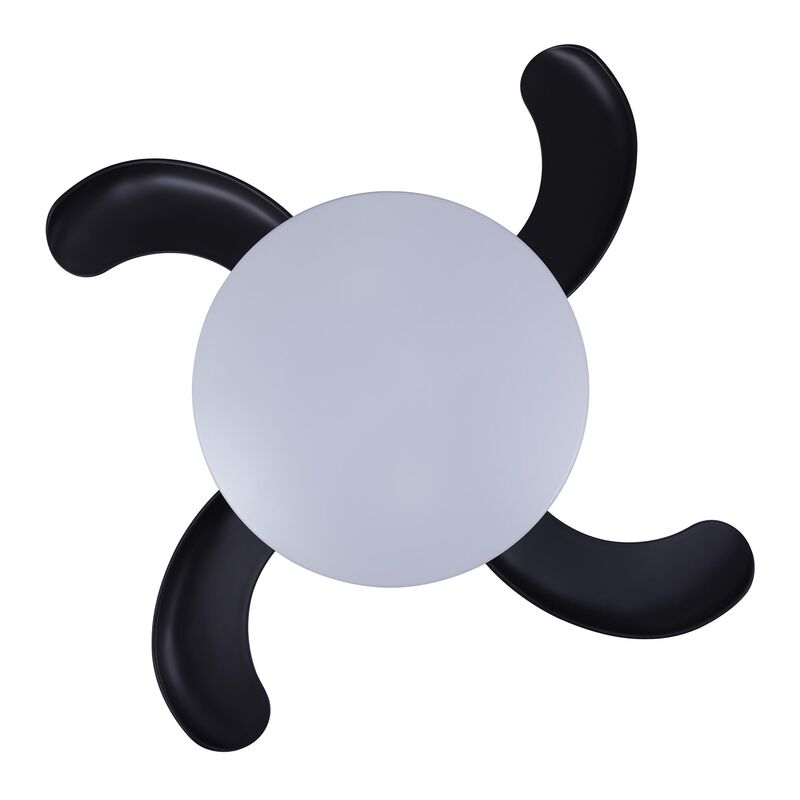 Orbit 36 Inch Flush Mount Fan with Light Kit by Beacon Lighting