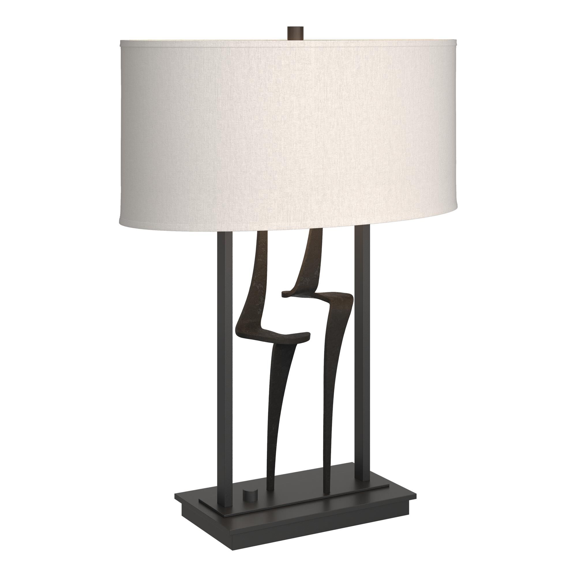 Shown in Black finish and Flax shade
