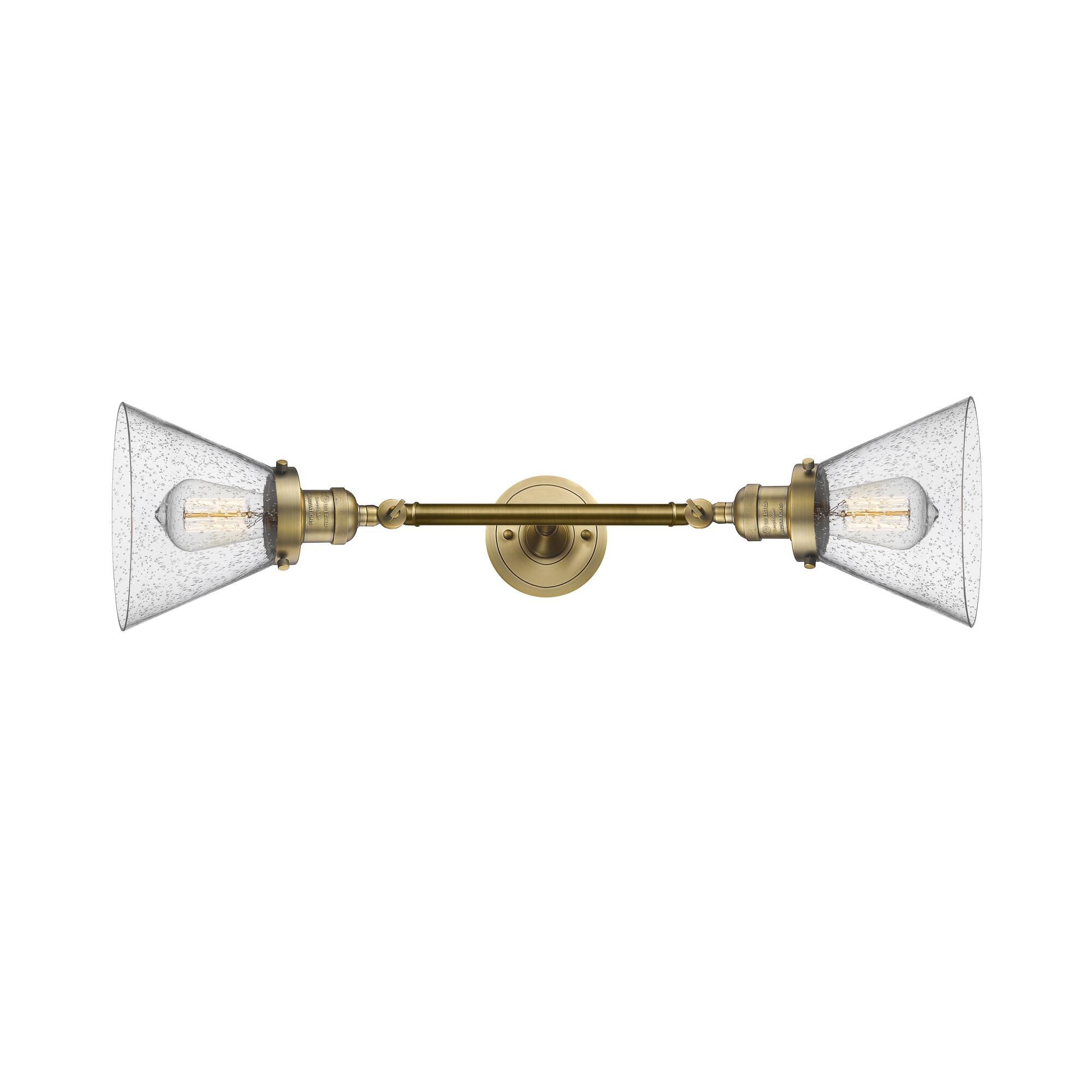 Bruno Marashlian Large Cone 23 Inch 2 Light LED Bath Vanity Light by Innovations Lighting