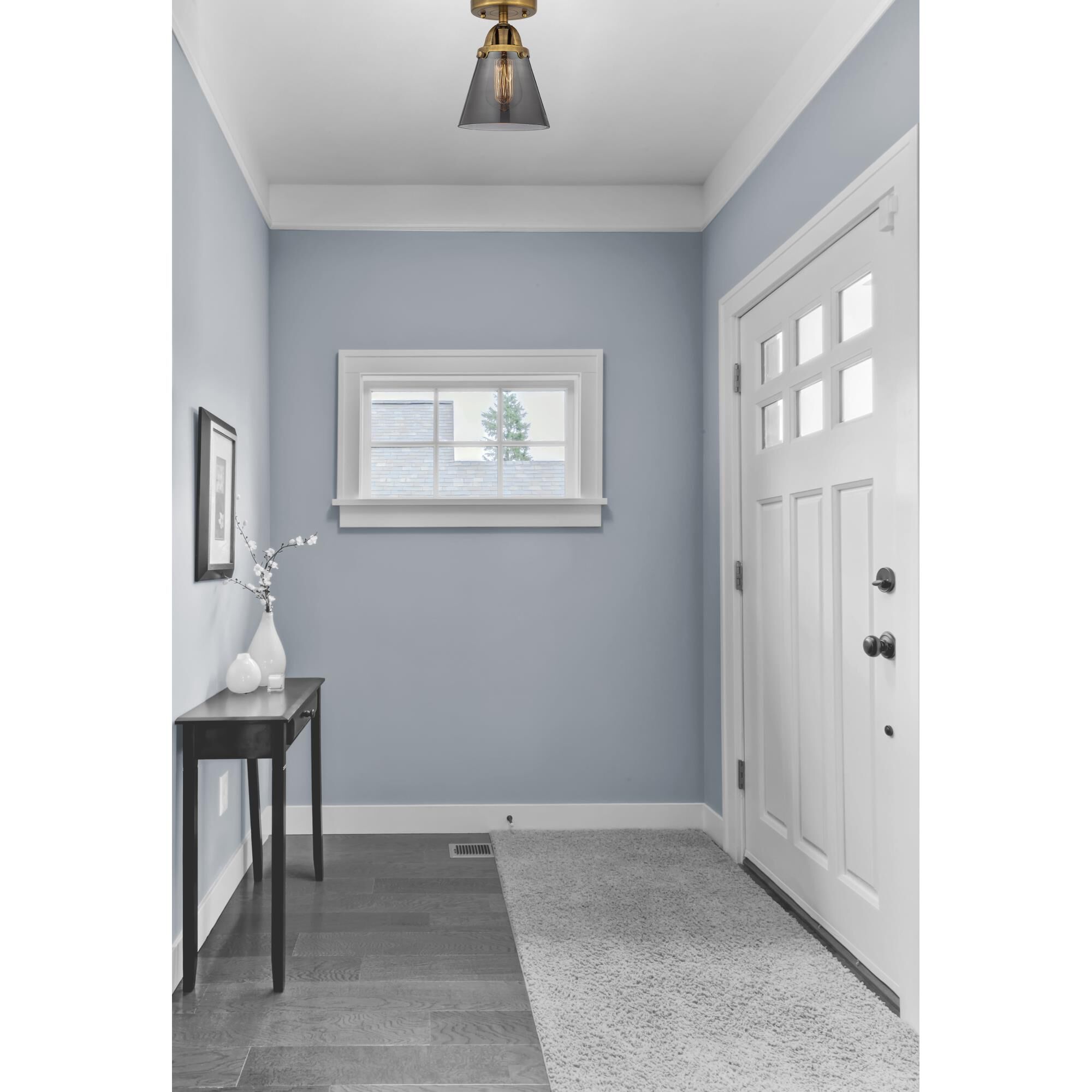 Bruno Marashlian Cone 6 Inch 1 Light Semi Flush Mount by Innovations Lighting