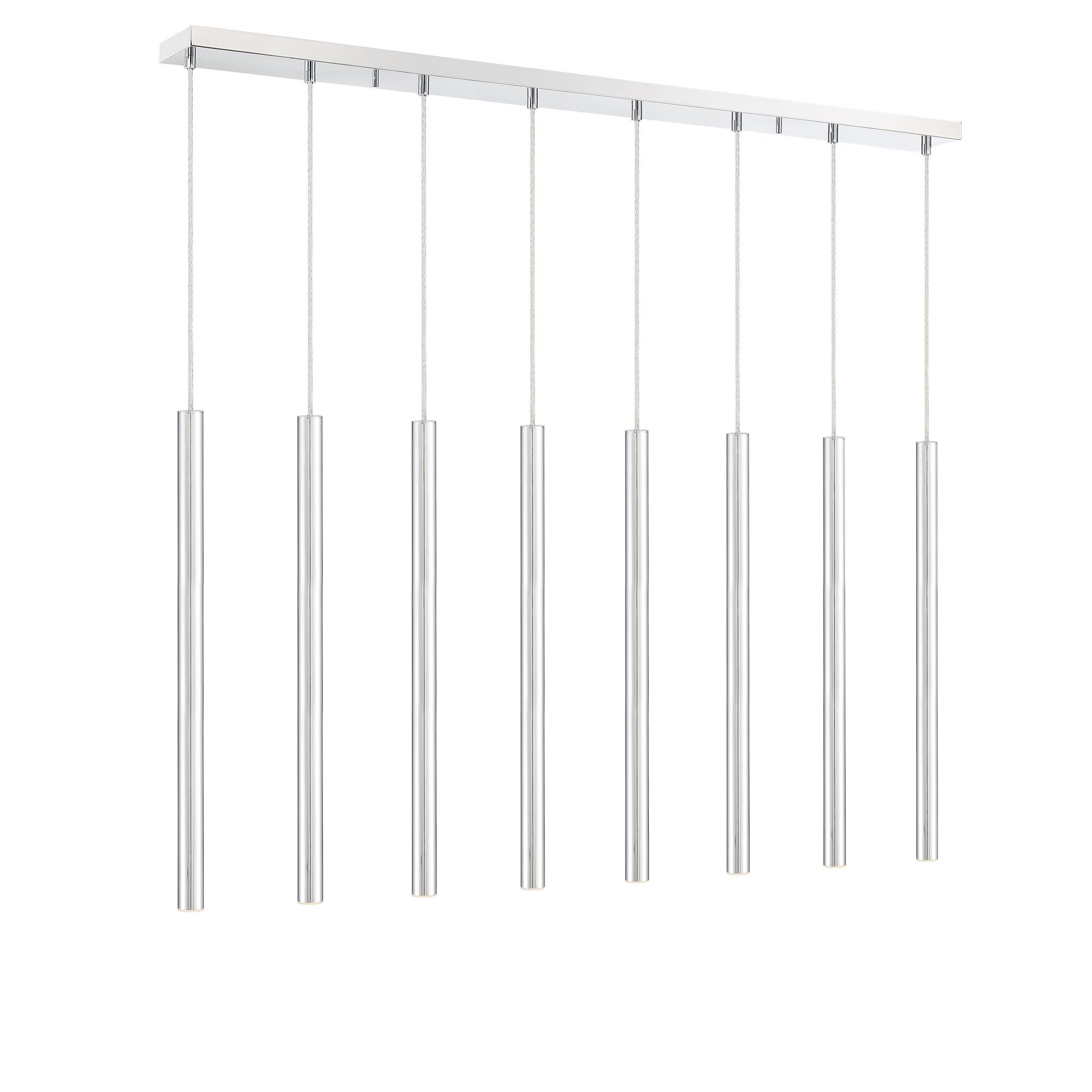 Forest 44 Inch 8 Light LED Linear Suspension Light by Z-Lite