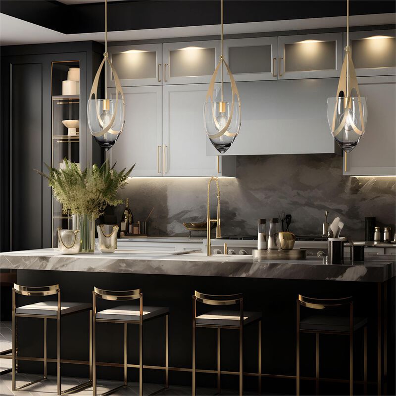 Vaso 30 Inch Mini Pendant by Hubbardton Forge
