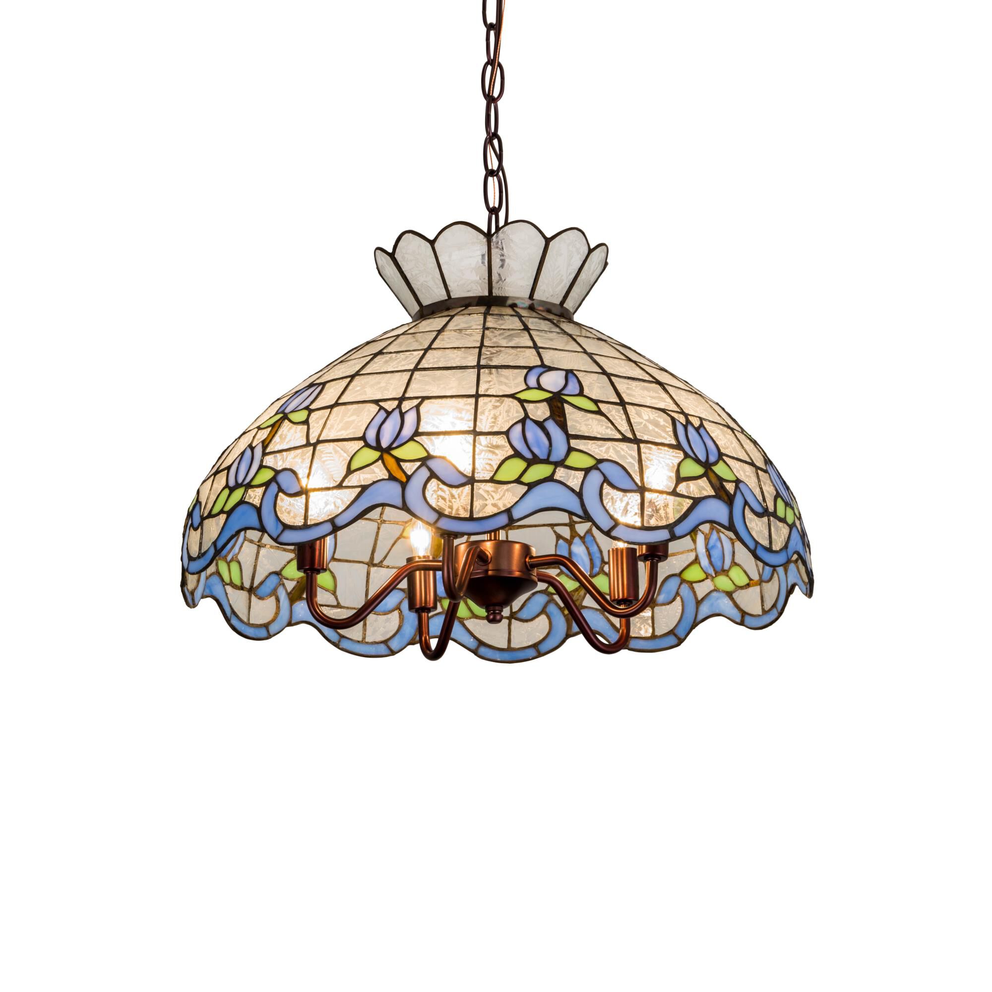 Roseborder 20 Inch Large Pendant by Meyda Lighting