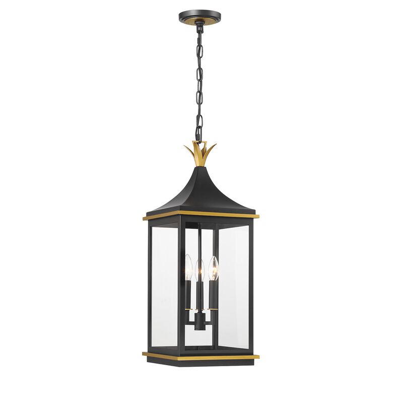 Simpson Large Outdoor Hanging Lantern by Crystorama