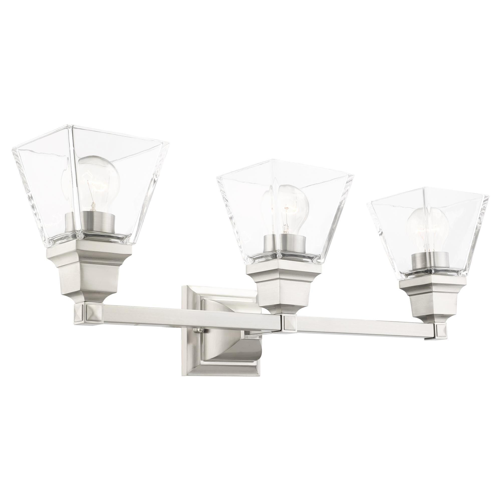 Mission 25 Inch 3 Light Bath Vanity Light by Livex Lighting